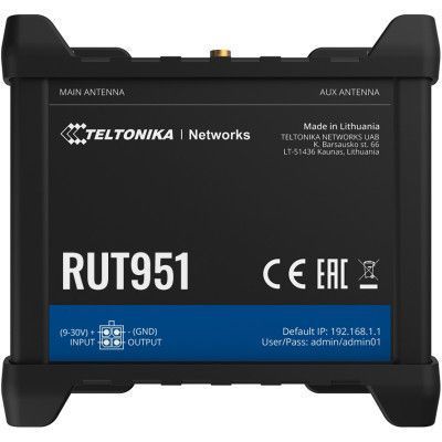 Беспроводной маршрутизатор Teltonika Однодиапазонный SIM-card (RUT951) H00000363928 фото