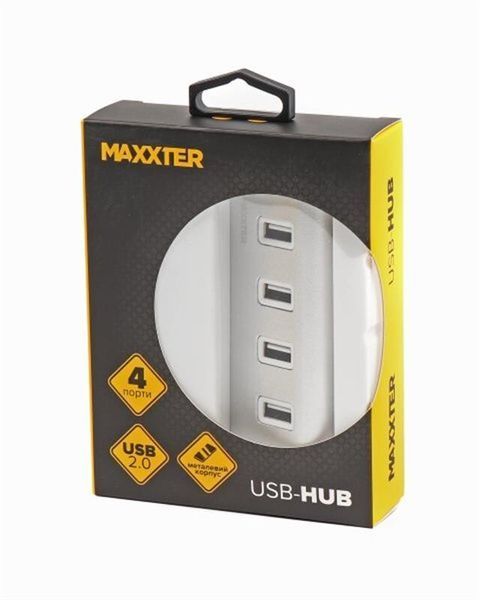 USB-хаб Maxxter (HU2A-4P-01) H00000076278 фото