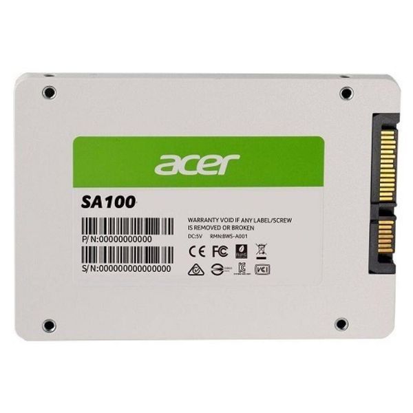 SSD диск Acer SA100 480ГБ SATA III 2.5" 3D TLC (BL.9BWWA.103) H00000261881 фото