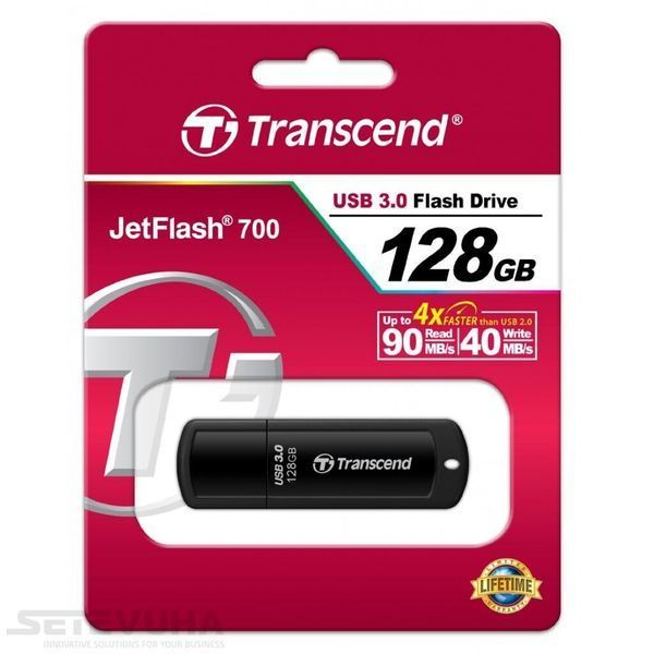 Флеш память USB Transcend JetFlash 700 128ГБ USB 3.2 (TS128GJF700) H00000038239 фото