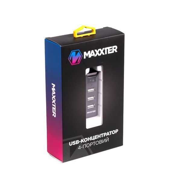USB-хаб Maxxter (HU2A-4P-AC-03) H00000445964 фото