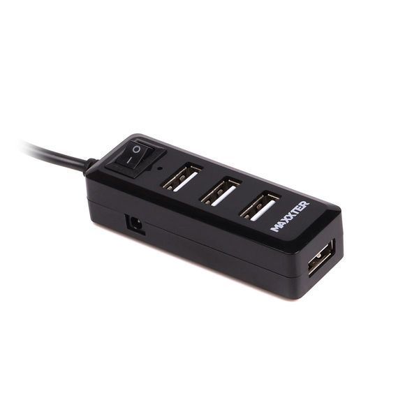 USB-хаб Maxxter (HU2A-4P-AC-03) H00000445964 фото