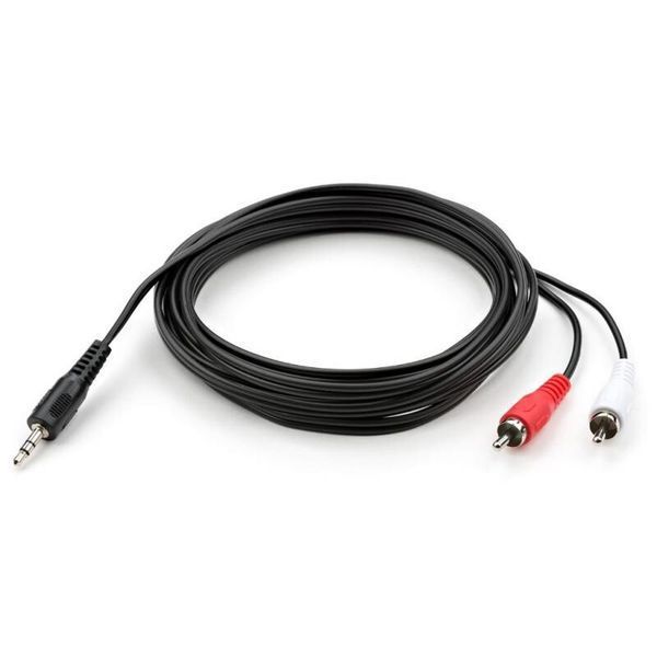 Кабель Vinga mini-jack 3.5 мм - RCA 3 м (VCPDCJ35MRCA23BK) H00000204194 фото