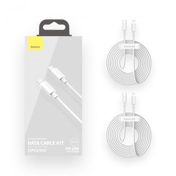 Кабель BASEUS USB Type C - Apple Lightning 1.5 м (TZCATLZJ-02) H00000184794 фото