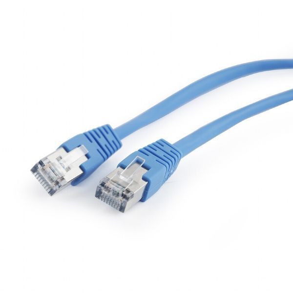 Патч-корд Cablexpert FTP Cat. 5e 0.5 м PVC Синий (PP22-0.5M/B) H00000100639 фото
