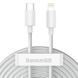Кабель BASEUS USB Type C - Apple Lightning 1.5 м (TZCATLZJ-02) H00000184794 фото 1