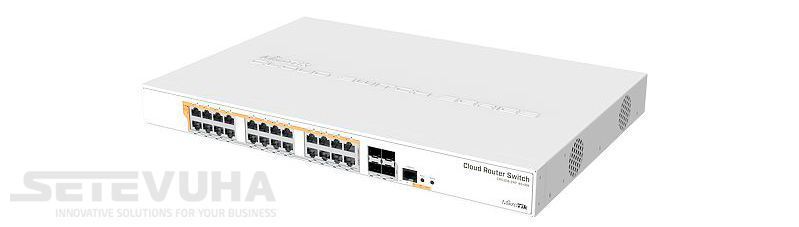 Коммутатор MikroTik L3 PoE (CRS328-24P-4S+RM) H00000009575 фото