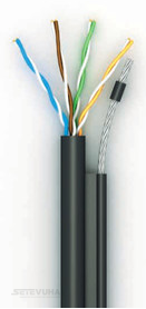 Кабель вита пара OK-Net UTP Cat 5e PE 4 х 2 х 0.51 (49223m500) H00000011611 фото