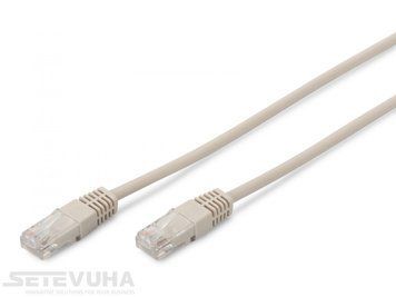 Патч корд Kingda UTP Cat. 5e 10 м PVC Сірий (KD-PAUT31000GY) H00000033159 фото