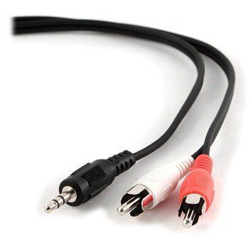 Кабель Cablexpert mini-jack 3.5 мм - RCA 5 м (CCA-458-5M) H00000179953 фото