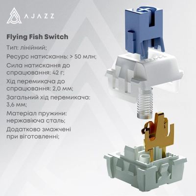 Клавиатура Ajazz (AK820PRO-FF-PWB) H00000500514 фото
