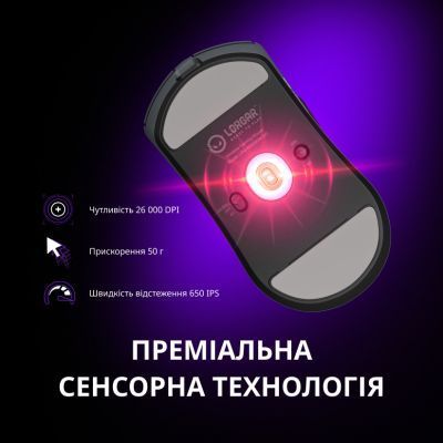 Мышь Lorgar (LRG-MSE90W-DG) H00000501207 фото