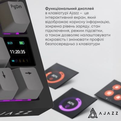 Клавиатура Ajazz (AK820PRO-FF-PWB) H00000500514 фото