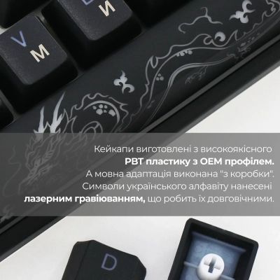 Клавіатура Ducky (DKON2161ST-RUAPXCLAWSC1) H00000457609 фото