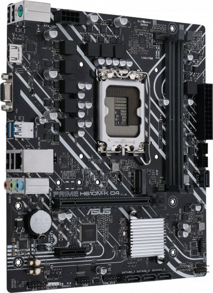 Материнська плата ASUS 1700 (PRIME H610M-K D4) H00000177334 фото
