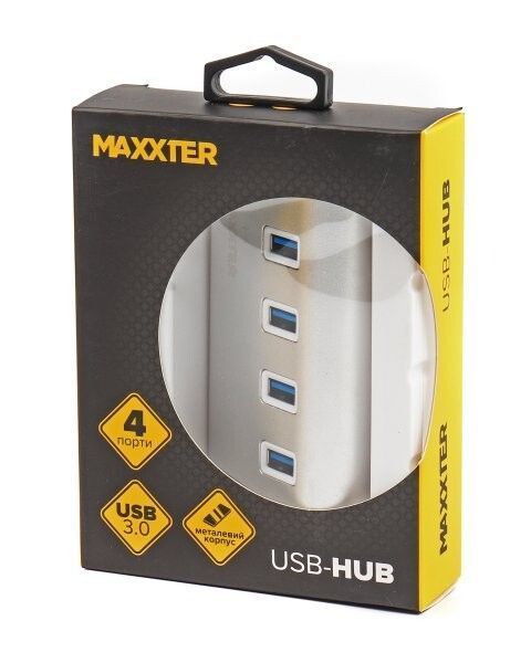 USB-хаб Maxxter (HU3A-4P-01) H00000076279 фото