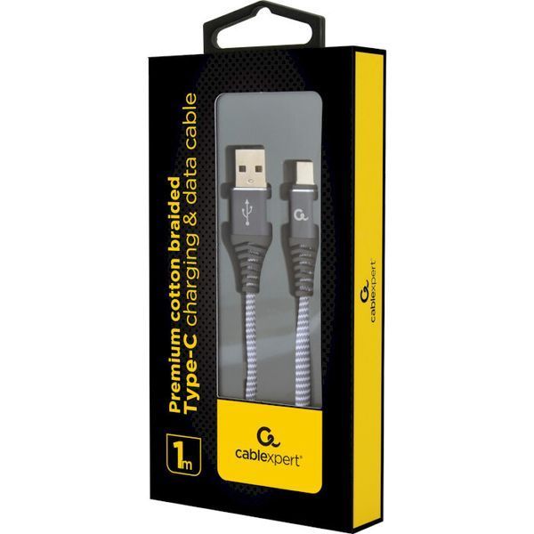 Кабель Cablexpert USB Type A - USB Type C 1 м USB 2.0 (CC-USB2B-AMCM-1M-WB2) H00000179839 фото