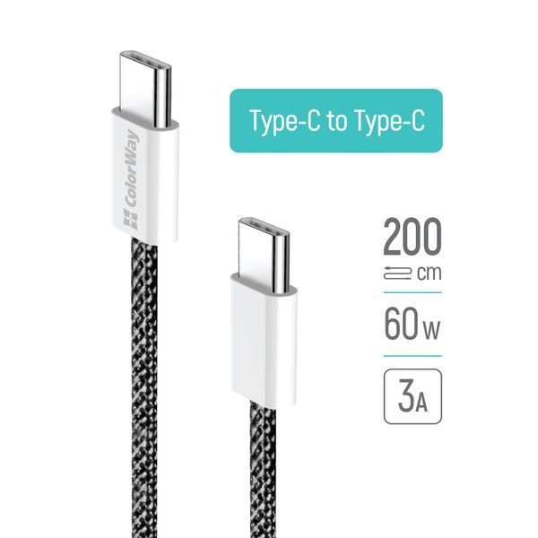Кабель ColorWay (CW-CBPDCC068-BK) H00000448583 фото