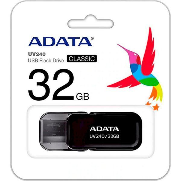 Флеш пам'ять USB ADATA (AUV240-32G-RBK) H00000364450 фото