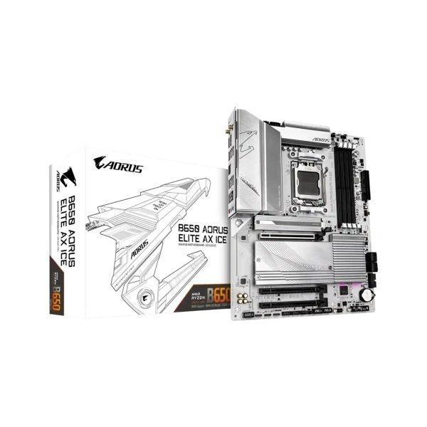 Материнська плата Gigabyte (B650E AORUS ELITE X AX ICE) H00000422877 фото