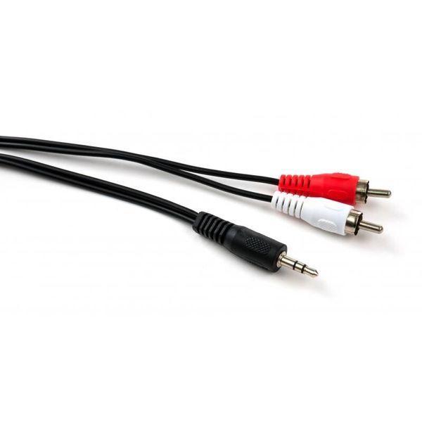 Кабель Vinga mini-jack 3.5 мм - RCA 5 м (VCPDCJ35MRCA25BK) H00000204195 фото