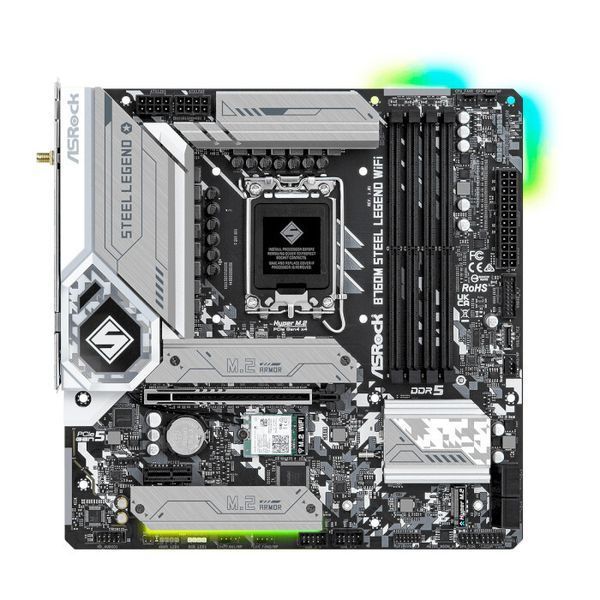 Материнська плата ASRock (B760M STEEL LEGEND WIFI) H00000365706 фото
