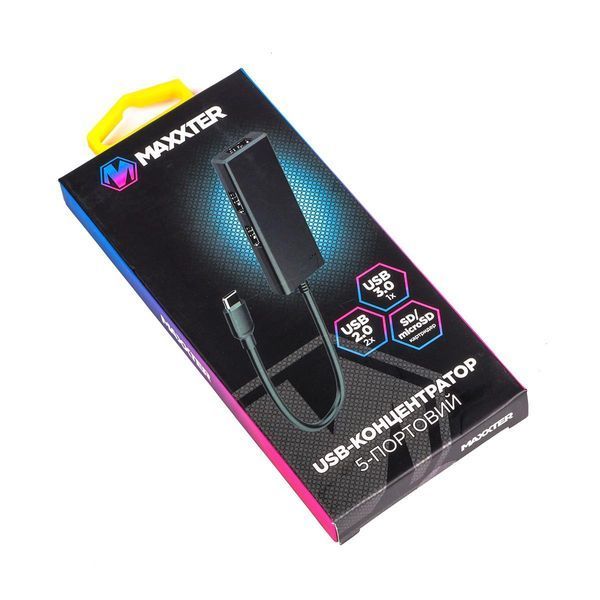 USB-хаб Maxxter (HU3C-3PTF-01) H00000445965 фото