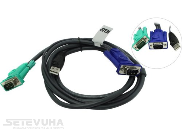 KVM-кабель ATEN 1,8 м (2L-5202U) H00000002341 фото
