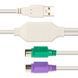 Адаптер-перехідник PowerPlant USB Type A - 2 x PS/2 0,3 м (CA913183) H00000179484 фото 2