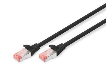 Патч корд DIGITUS S/FTP Cat. 6 3 м LSZH Чорний (DK-1644-030/BL) H00000165845 фото