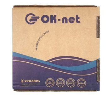 Кабель витая пара OK-Net U/UTP Cat 5e PVC 4 х 2 х 0.49 (7931296m) H00000393593 фото