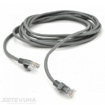 Патч корд Ritar UTP Cat. 5e 15 м PVC (PCR-CCA/15G) H00000037845 фото