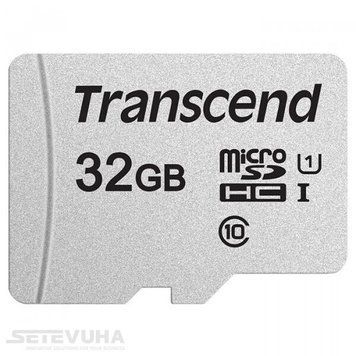 Карта памяти Transcend 300S microSD 32ГБ (TS32GUSD300S-A) H00000038401 фото