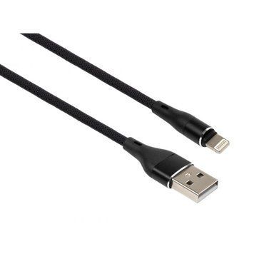 Кабель Vinga USB Type A - Apple Lightning 1 м USB 2.0 (VCPDCLCANB1BK) H00000204197 фото