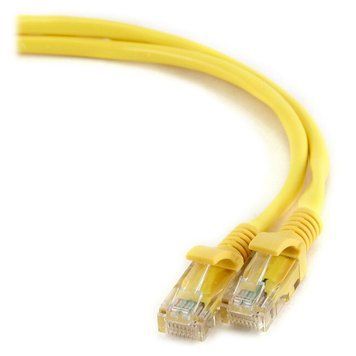 Патч корд Ritar UTP Cat. 5e 0.5 м PVC Жовтий (PCR-CU/0.5Yw) H00000100409 фото