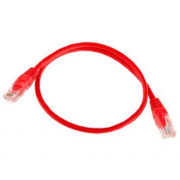 Патч корд Ritar UTP Cat. 5e 0.25 м PVC Червоний (PCR-CU/0.25Rd) H00000100399 фото