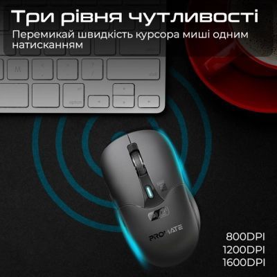 Мышь Promate (samo.black) H00000457027 фото