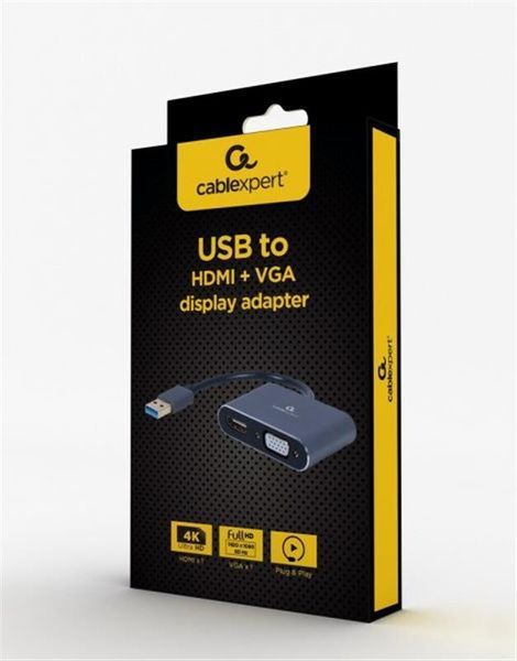 Адаптер-перехідник Cablexpert (A-USB3-HDMIVGA-01) H00000179731 фото