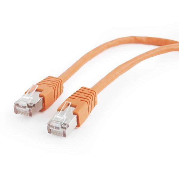 Патч-корд Cablexpert FTP Cat. 5e 0.5 м PVC Оранжевый (PP22-0.5M/O) H00000100642 фото