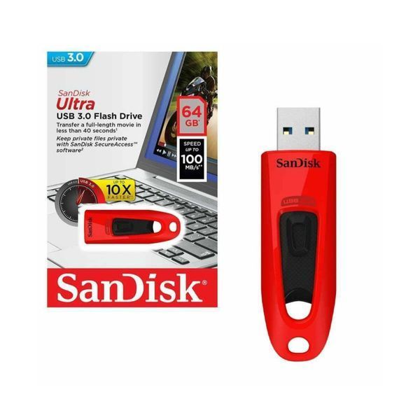 Флеш память USB SanDisk (SDCZ48-064G-U46R) H00000421791 фото