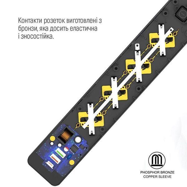 Сетевой фильтр ColorWay (CW-CHE432PDB) H00000440587 фото