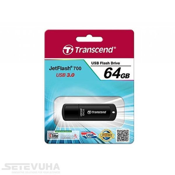 Флеш память USB Transcend JetFlash 700 64ГБ USB 3.2 (TS64GJF700) H00000038266 фото
