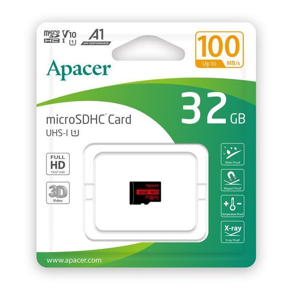 Карта памяти Apacer (AP32GMCSH10UB-RA) H00000460365 фото
