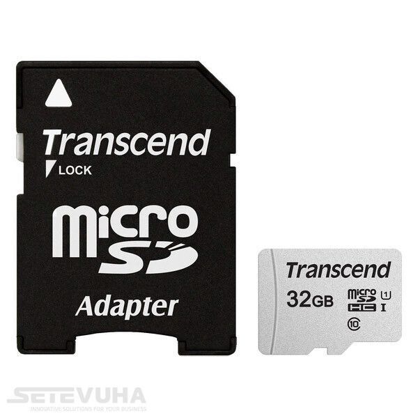 Карта пам'яті Transcend 300S microSD 32ГБ (TS32GUSD300S-A) H00000038401 фото