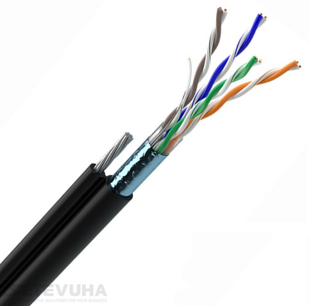 Кабель витая пара OK-Net FTP Cat 5e PE 4 х 2 х 0.51 (49312m500) H00000011615 фото