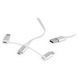 Кабель Cablexpert USB Type A - Micro-USB USB Type C Apple Lightning 1 м USB 2.0 (CC-USB2-AMLM32-1M-W) H00000179824 фото 2