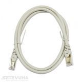 Патч корд L&W ELECTRONICAL S/FTP Cat. 6a 1 м PVC Білий (PC005-C6A-100) H00000014354 фото