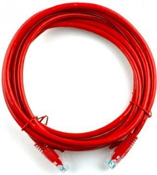 Патч корд Ritar UTP Cat. 5e 10 м PVC Червоний (PCR-CU/10Rd) H00000100416 фото