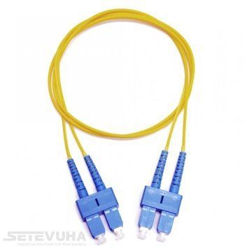 Патч-корд оптический FiberWell SC-SC UPC SM Duplex 20м (UPC-60FCLC(SM)D(FW)) H00000041098 фото