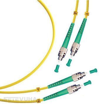 Патч-корд оптический Sofetek FC-LC APC SM Duplex 3м (APC-3FCLC(SM)D(SO)) H00000005975 фото